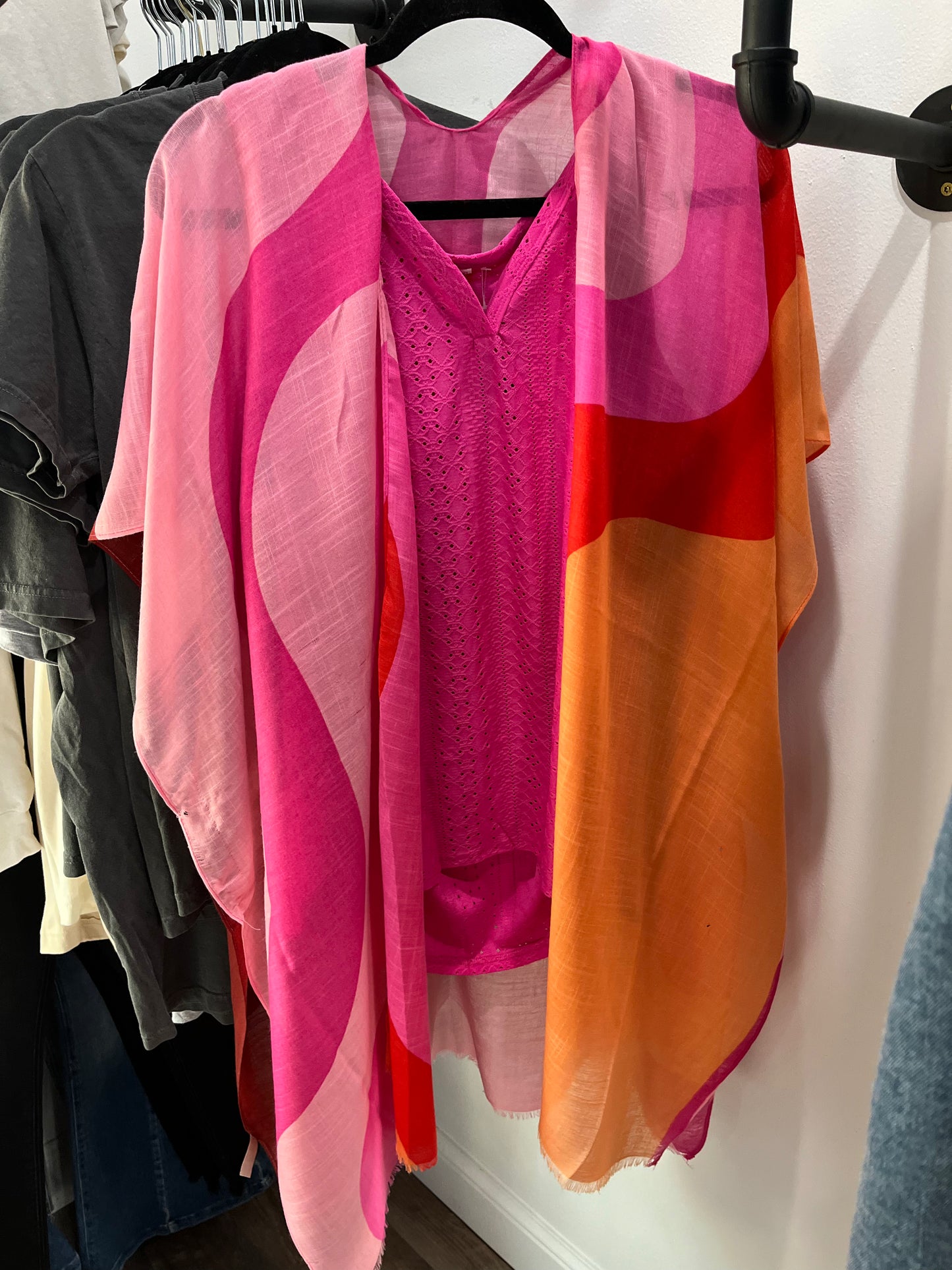 Lightweight Multi Colored Cardigan