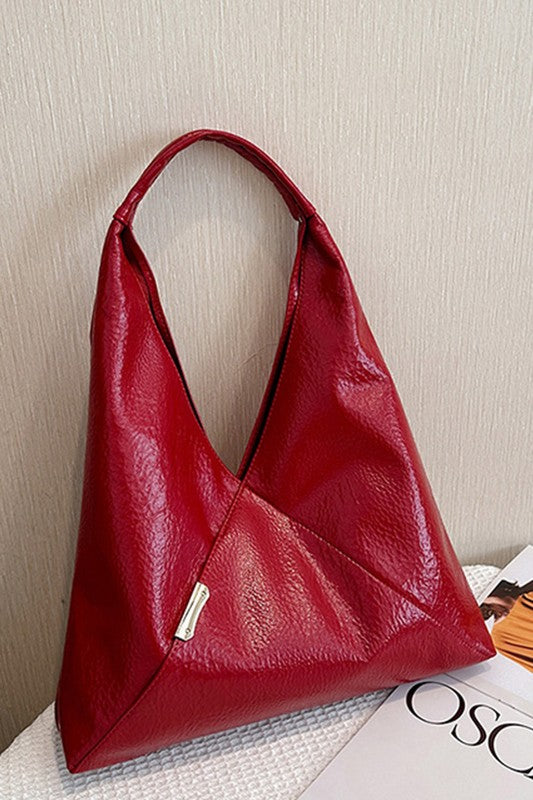 Solid Shoulder Bag
