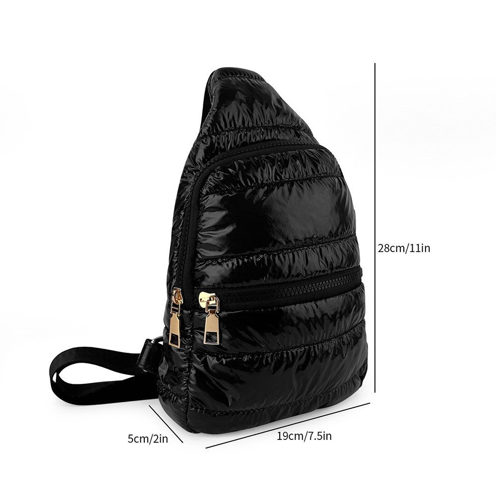 Puffer Sling Cross Body Purse