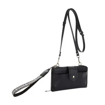 Jolie Crossbody Wallet with Boho Wrist Strap