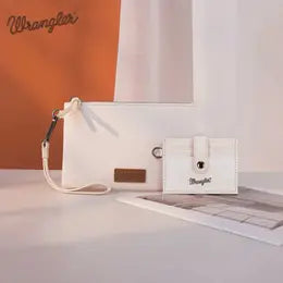 Wrangler Dual Pouch/Wristlet Credit Cardholder Wallet